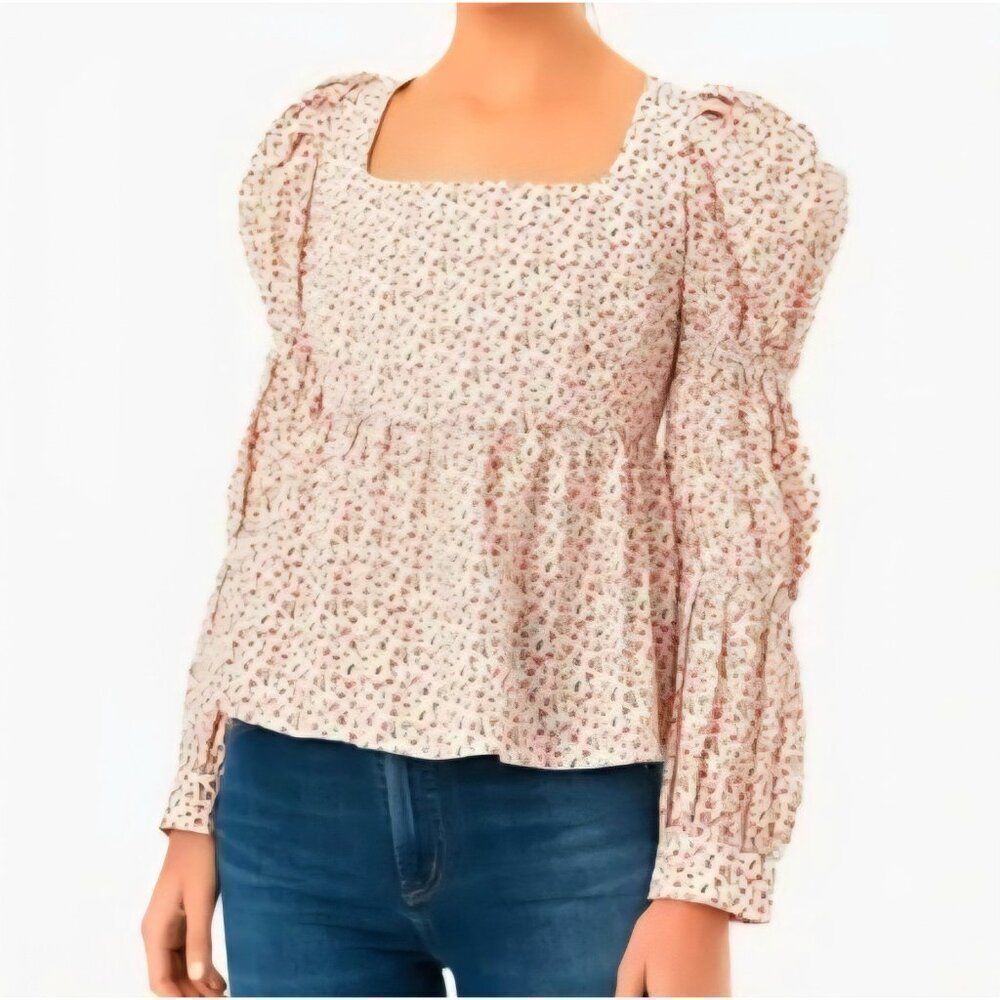 NWT Tuckernuck Hyacinth‎ House - XXL - Women's Clemons Long Sleeve Puff Blouse - Picture 4 of 5